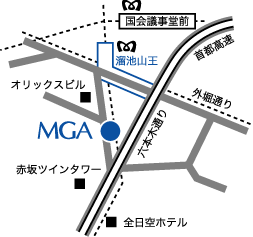 電話代行/秘書代行 MGA 東京センター MAP